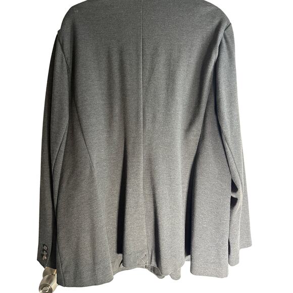 Lane Bryant Ponte Bryant Blazer – Dark Heather Gray – Size 28 Plus - Picture 2 of 8